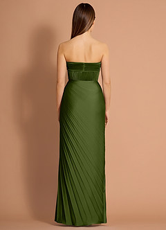 Ulyssa Olive Green Maxi Dress image2