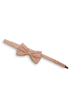 front Matte Satin Pre-Tied Bow Tie