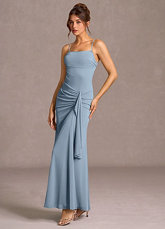 Maxi jurk Heloise Poederblauw image1