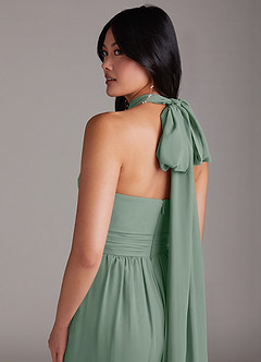 Azazie Lamara Šaty pro družičky Overal Z ramene Z ramene Šifón image11