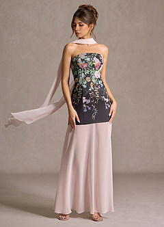 Maxi jurk Undra Zwart Multi En Roze image4