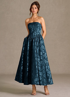 Mila Navy Midi Dress image4