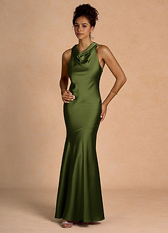 Tinley Olive Green Maxi Dress image2