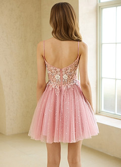 Shimira Purple Mini Dress image2