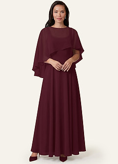 front Azazie Vastaava Väri Wren Sifonkikääre