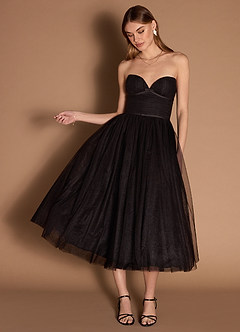 Vestido Negro Midi Andorra image5