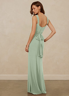 Christian Siriano Bridal for Azazie 1010 Final Sale Agave Mermaid Bow Luxe Knit Dress image3