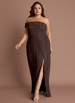 Isolde Chocolate Maxi Dress image3