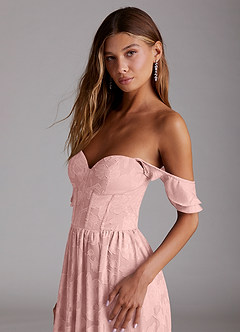 Robe Maxi Rose Brumeux Candice image5
