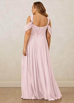 Christian Siriano Bridal for Azazie 1013 Bridesmaid Dresses Blushing Pink A-Line Off the Shoulder Chiffon Dress image12