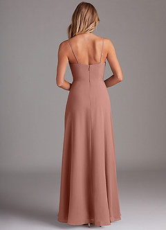 Azazie Breonna Bridesmaid Dresses Cedar Rose A-Line Sweetheart Neckline Chiffon Dress image2
