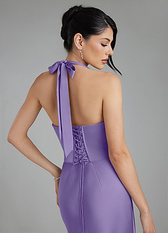 Azazie Torrance Bridesmaid Dresses Tahiti Mermaid Corset Stretch Satin Dress image2
