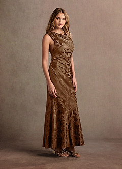 Bellini Coco Jacquard Satin Maxi Dress image3
