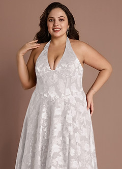 Isabeau Cream Midi Dress image11