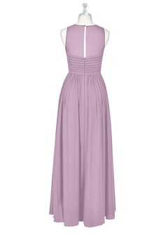 Azazie Nina Bridesmaid Dresses Wisteria A-Line Pleated Chiffon Dress image7