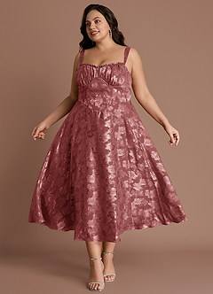 Sylvie Vintage Rose Midi Dress image9