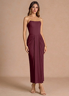 Anais Wine Maxi Dress image3