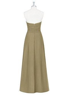 Azazie Arabella Allure Bridesmaid Dresses Moss Green A-Line Sweetheart Neckline Chiffon Convertible Dress image11