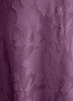 Azazie Emerson Bridesmaid Dresses Wisteria Mermaid Off the Shoulder Floral Burnout Dress image3