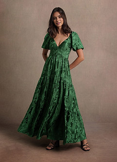 Carolynn Hunter Green Maxi Dress image2