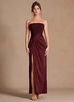 Selene Wine Maxi Dress image3