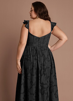 Denisse Black Corset Maxi Dress image13