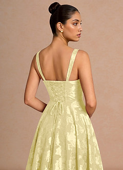 Vestido Sorbete De Limón Largo Azaria image6