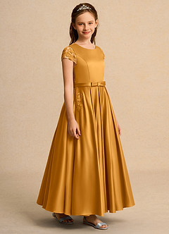 Azazie Bunny Junior Formal Flower Girl Klänningar Klä Balklänning i Spets image5