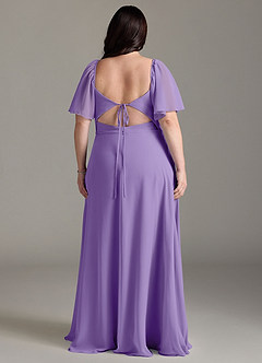 Azazie Chloe Bridesmaid Dresses Tahiti A-Line Sweetheart Neckline Chiffon Dress image8
