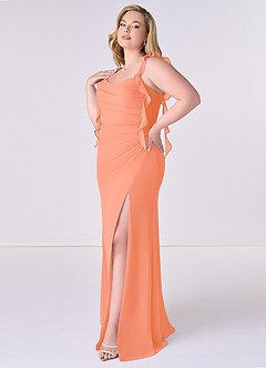 Barbie ♥ Azazie Bridesmaid Dresses Sunset Mermaid Corset Chiffon Dress image9