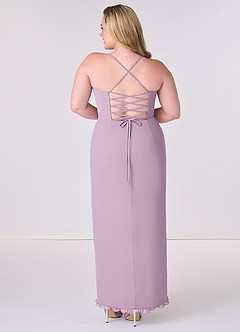 Barbie ♥ Azazie Bridesmaid Dresses Wisteria Sheath Corset Chiffon Dress image7