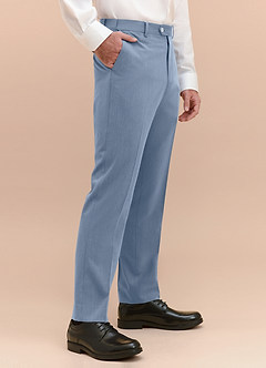 front William Azul Polvoriento Pantalones de vestir