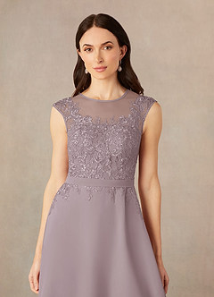 Azazie Klaus Mother of the Bride Dresses Dusk A-Line Scoop Sequins Chiffon Dress image5