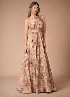 Hestia Dusty Floral One Shoulder Maxi Dress image6