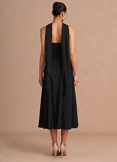 Robe Midi Noir Gabriela image2