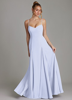 Azazie Imani Bridesmaid Dresses Lavender A-Line Sweetheart Neckline Chiffon Dress image4