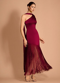 Amelie Merlot Vestido largo image4