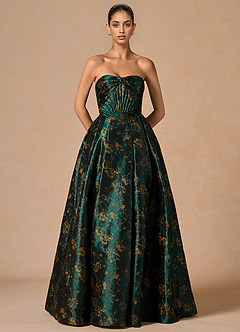 Vestido Verde Profundo Largo Aoife image5