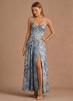Amelisse Powder Blue Maxi Dress image3