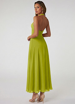 Azazie Tessie Suknie dla druhen Linia A Pofałdowany Szyfon Długość kostki Sukienka image2