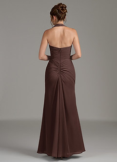 Azazie Destiny Bridesmaid Dresses Ganache Mermaid Sweetheart Neckline Chiffon Dress image6
