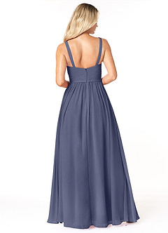 Azazie Chanel Bridesmaid Dresses Stormy A-Line Pleated Chiffon Dress image2