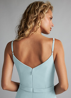 Azazie Summer Final Sale Mist Mermaid Scoop Cowl Chiffon Dress image6