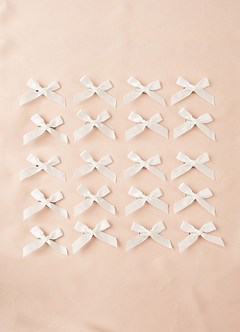 front Twenty-Piece Satin Bow Hair Clip Set