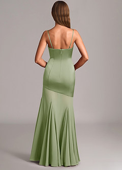 Azazie Uma Bridesmaid Dresses Dusty Sage Mermaid Strapless Chiffon Convertible Dress image5