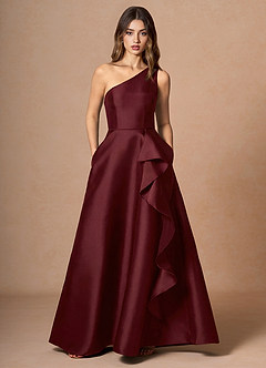Adrianna Merlot Maxi Dress image4