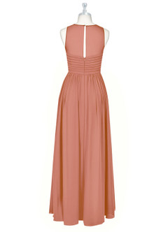 Azazie Nina Bridesmaid Dresses MAI TAI A-Line Pleated Chiffon Dress image7