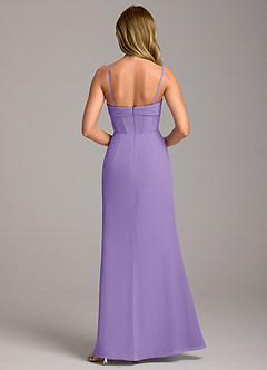 Azazie Chantel Jurken voor bruidsmeisjes Converteerbaar Jurk van Chiffon met Kolom Strapless Tahiti image6