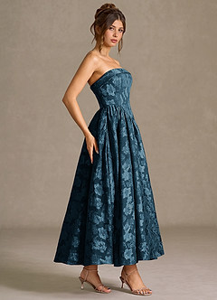 Mila Navy Midi Dress image6