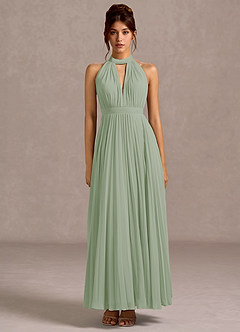 Ottilie Light Green Maxi Dress image4